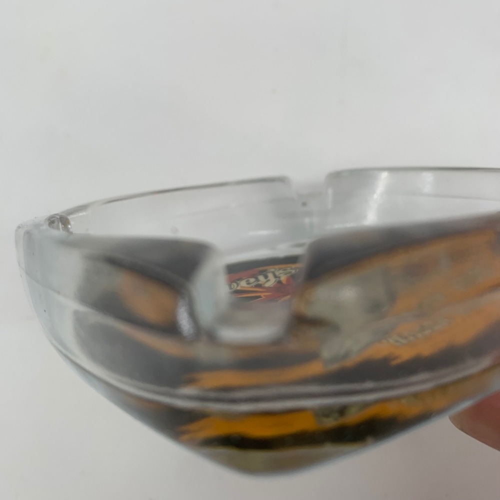 Vintage Harveys Wagon Wheel Casino Ashtray Lake Tahoe Stateline Nevada Glass - Picture 4 of 7